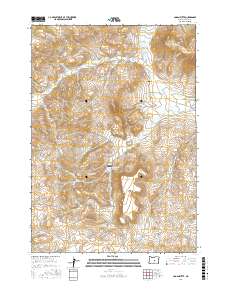 Logan Butte 2017 topographic map thumbnail