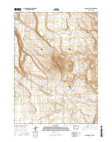 Lone Grave Butte 2017 topographic map thumbnail