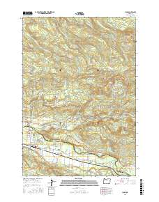 Lyons 2017 topographic map thumbnail