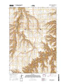 Macken Canyon 2017 topographic map thumbnail