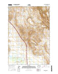 Magpie Peak 2017 topographic map thumbnail