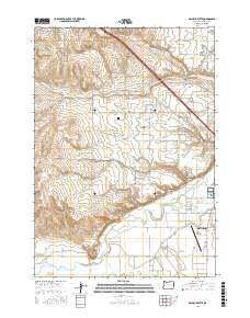 Malheur Butte 2017 topographic map thumbnail