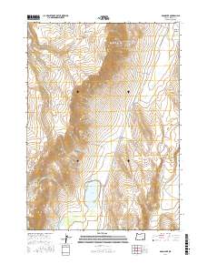 Mann Lake 2017 topographic map thumbnail