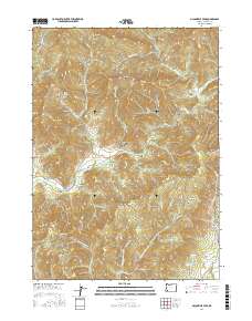 McConville Peak 2017 topographic map thumbnail