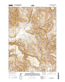 McEwen Butte 2017 topographic map thumbnail