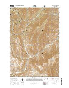 McLain Gulch 2017 topographic map thumbnail