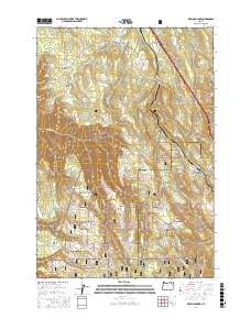 Meacham Lake 2017 topographic map thumbnail