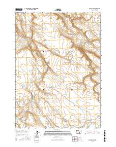 Meadow Lake 2017 topographic map thumbnail