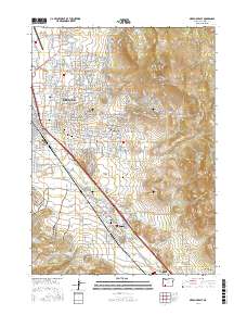 Medford East 2017 topographic map thumbnail