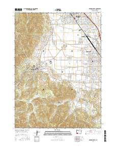 Medford West 2017 topographic map thumbnail