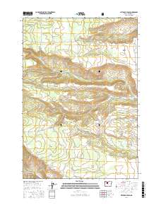 Metolius Bench 2017 topographic map thumbnail