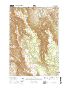 Miller Flat 2017 topographic map thumbnail