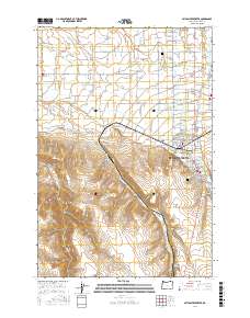 Milton-Freewater 2017 topographic map thumbnail