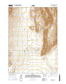 Miranda Flat 2017 topographic map thumbnail