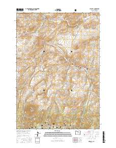 Mitchell 2017 topographic map thumbnail
