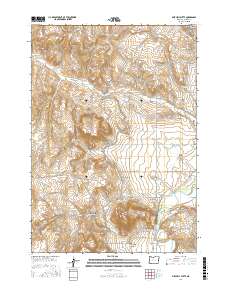 Mitchell Butte 2017 topographic map thumbnail
