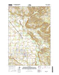 Molalla 2017 topographic map thumbnail