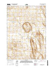 Moonlight Butte 2017 topographic map thumbnail