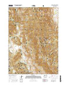 Morgan Butte 2017 topographic map thumbnail