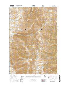 Agency Creek 2017 topographic map thumbnail