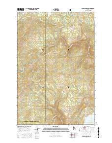 Aldermand Ridge 2017 topographic map thumbnail
