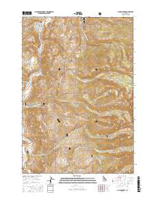 Allison Creek 2017 topographic map thumbnail