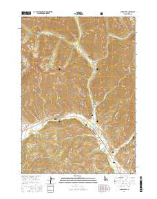 Amber Lakes 2017 topographic map thumbnail