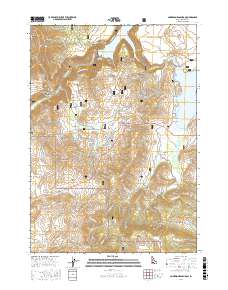 Anderson Ranch Dam 2017 topographic map thumbnail