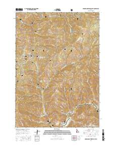 Arrowrock Reservoir NE 2017 topographic map thumbnail