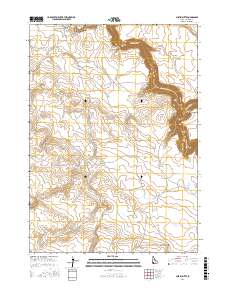 Austin Butte 2017 topographic map thumbnail