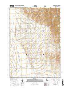 Badger Creek 2017 topographic map thumbnail