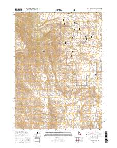Badger Hole Spring 2017 topographic map thumbnail