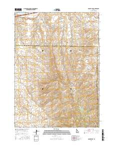 Badger Peak 2017 topographic map thumbnail