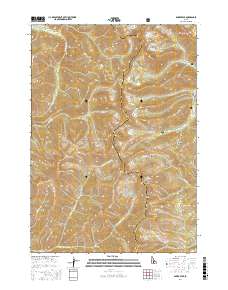 Baker Peak 2017 topographic map thumbnail