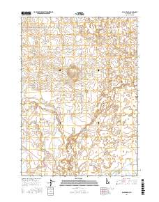 Baldy Knoll 2017 topographic map thumbnail