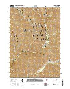 Barber Flat 2017 topographic map thumbnail