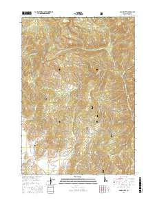 Basin Butte 2017 topographic map thumbnail