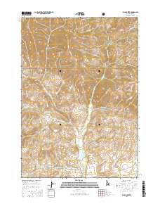 Baugh Creek 2017 topographic map thumbnail