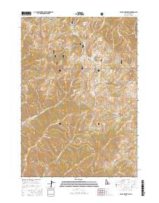 Baugh Creek SW 2017 topographic map thumbnail