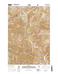 Bayhorse 2017 topographic map thumbnail