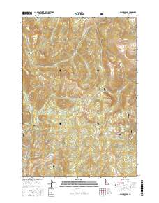 Bayhorse Lake 2017 topographic map thumbnail