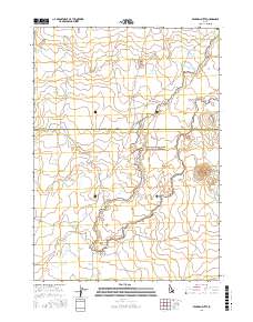 Bear Den Butte 2017 topographic map thumbnail