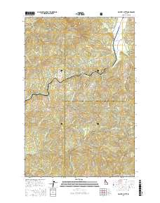 Bechtel Butte 2017 topographic map thumbnail