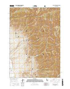 Bell Mountain 2017 topographic map thumbnail