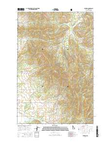 Benewah 2017 topographic map thumbnail
