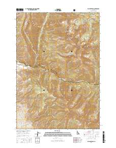 Big Creek Peak 2017 topographic map thumbnail