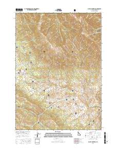 Big Elk Mountain 2017 topographic map thumbnail