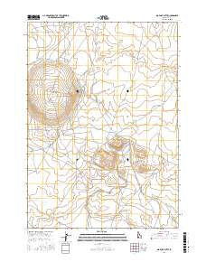 Big Foot Butte 2017 topographic map thumbnail