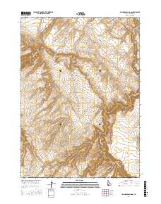 Big Horse Basin Gap 2017 topographic map thumbnail