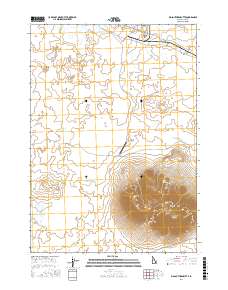 Big Southern Butte 2017 topographic map thumbnail